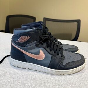 2016 Nike Air Jordan 1 Retro High Bronze Medal 332550-016 Size 12 Black Gray